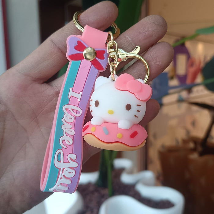 Wholesale Silicone Cartoon Doll Keychain JDC-KC-YiChang011