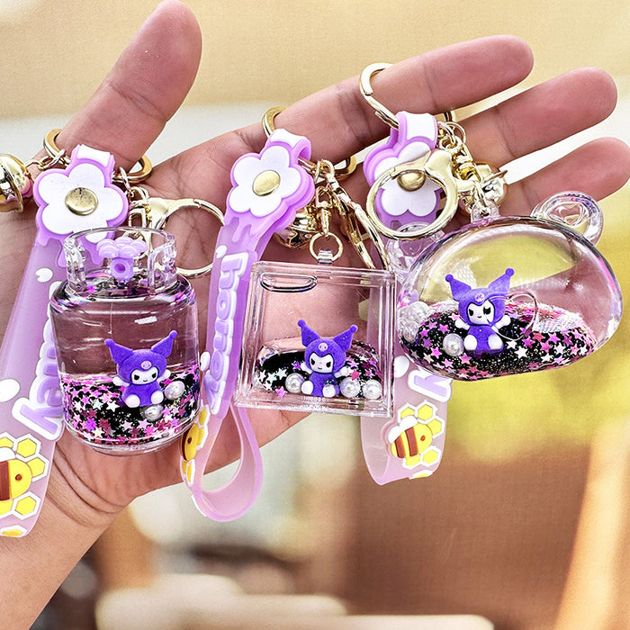 Wholesale Liquid Quicksand Drift Bottle Female Cute Doll Small Pendant Event Gift Batch