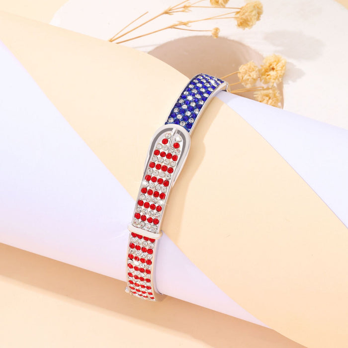 Wholesale Colorful Bracelet Fashion Diamond Inlay Versatile Light Luxury Hand Accessories Wholesale
