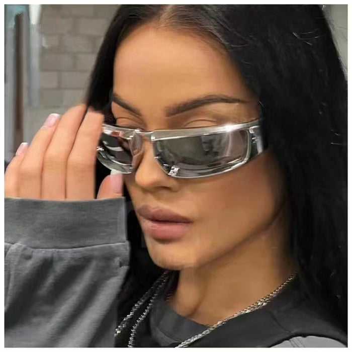 Wholesale Future Sunglasses New Punk Style Cycling Glasses Concave Shaped Sunglasses