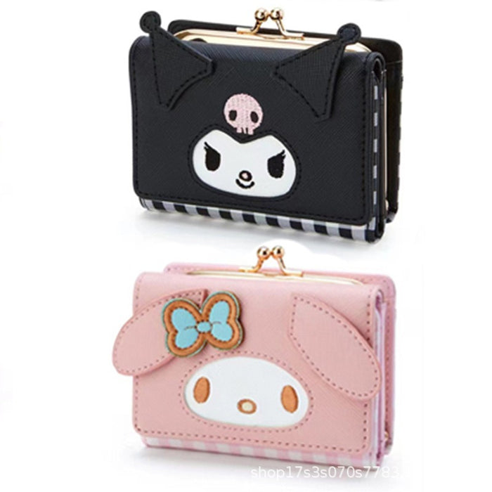 Wholesale Cinnamon Dog Coulomi Wallet PU Leather Zipper Buckle Merlot MLD Card Holder Wallet Short Cute Cartoon JDC-WT-QT002