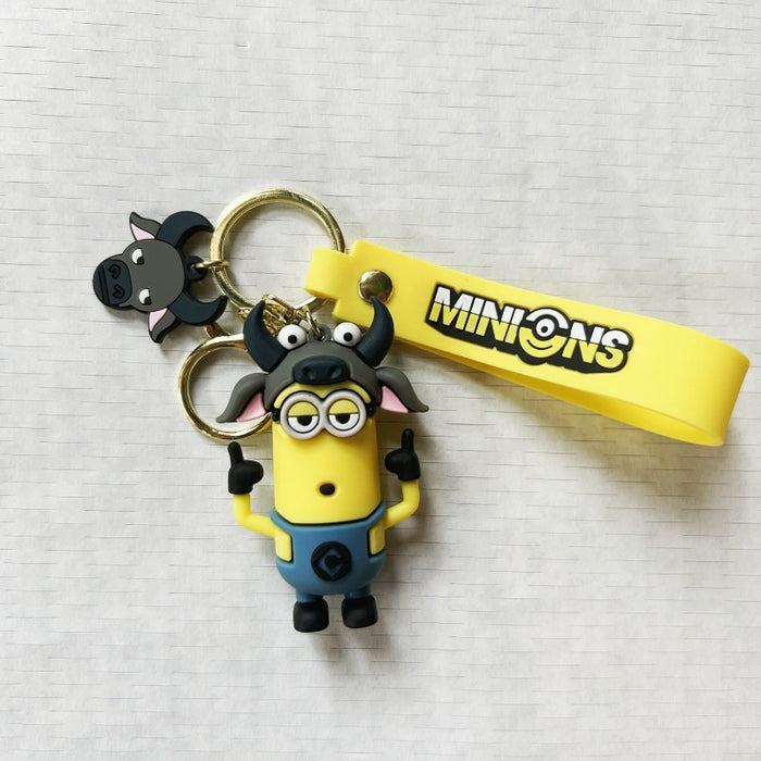 Wholesale Creative cartoon keychain pendant, cute PVC keychain doll pendant