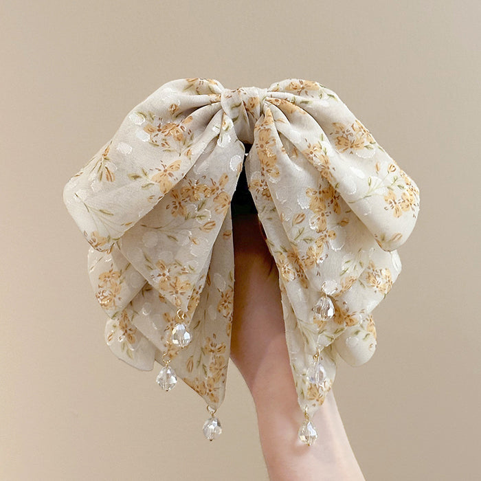 Wholesale Fragmented flower grasping clip, sweet half tied hair clip, temperament, back of the head, ponytail clip, shark clip