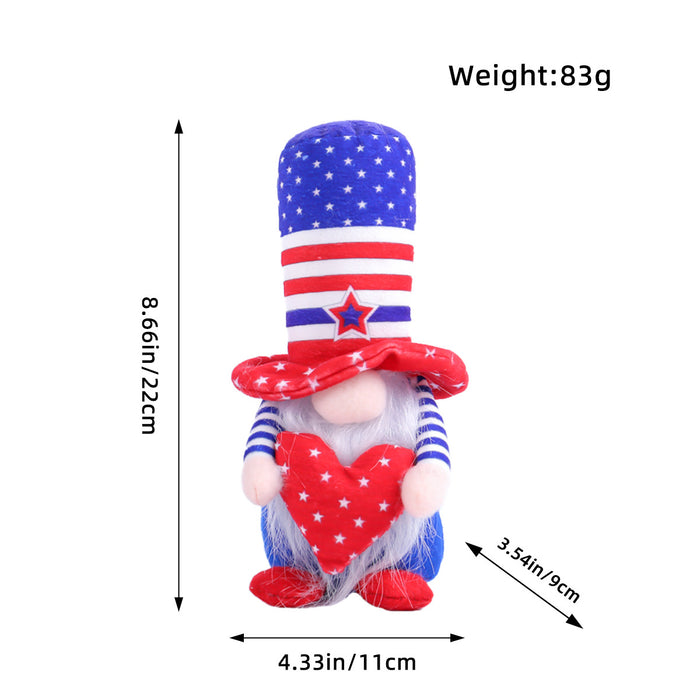 Wholesale Dwarf pointed hat figurine decoration for faceless elderly doll window display