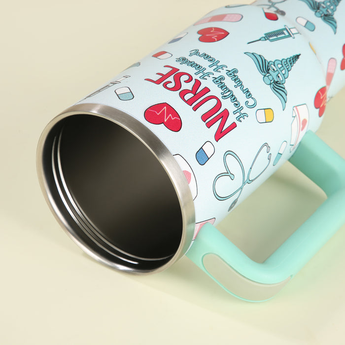 Wholesale 40oz Cartoon Big stainless steel Ice Bottle