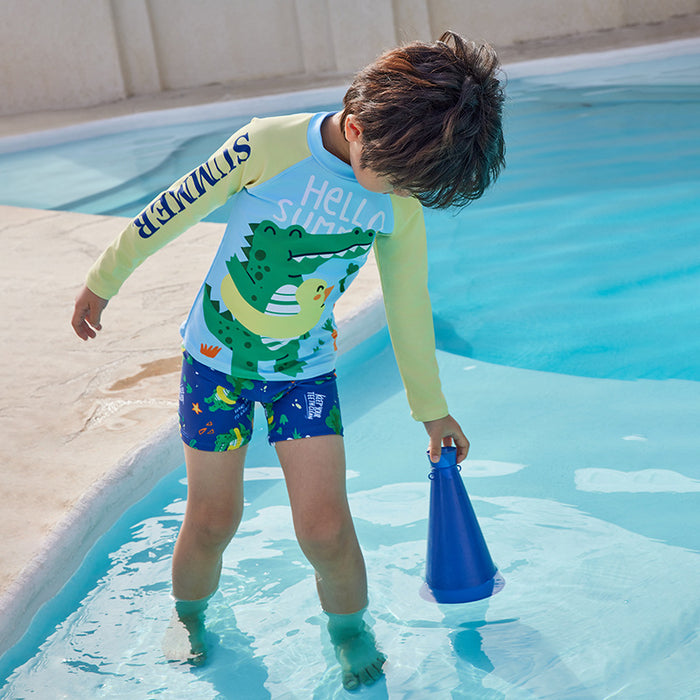 Wholesale Swimsuit split sun protection quick drying long sleeved swimsuit set