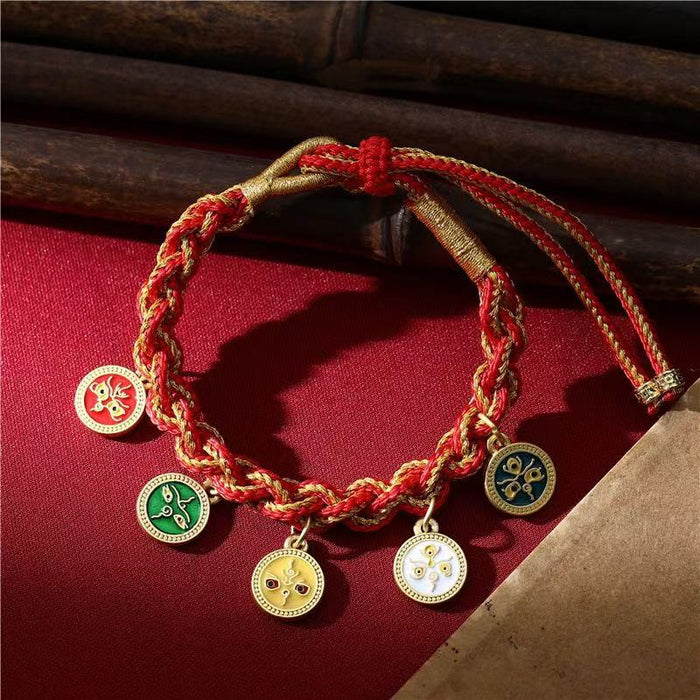 Wholesale Colorful rope, hand rope bracelet, women's hand woven rope, hand rope