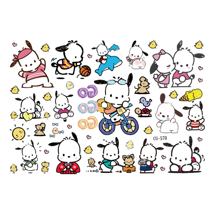 Wholesale Carttoon Tattoo Sticker Birthday Decorative Stickers