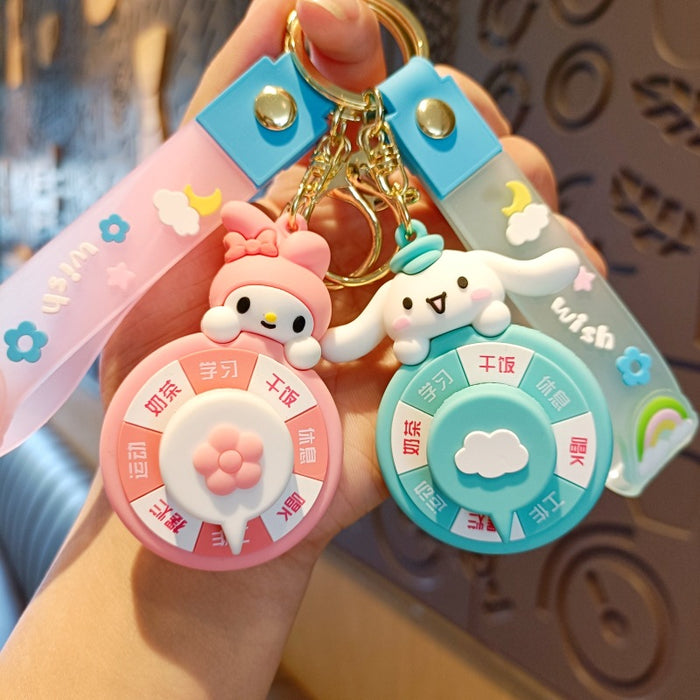 Wholesale Silicone Cartoon Doll Keychain JDC-KC-MingT163