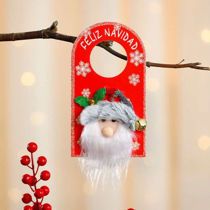 Wholesale Christmas Board Doll Door Handle Hanging Christmas Pendant Hotel Shopping Mall Home Christmas Decorations