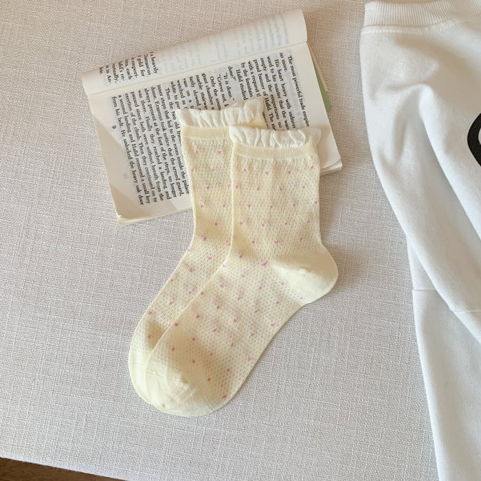 Wholesale Mesh socks, mouth tube socks, mesh eyes, wave points, pile socks