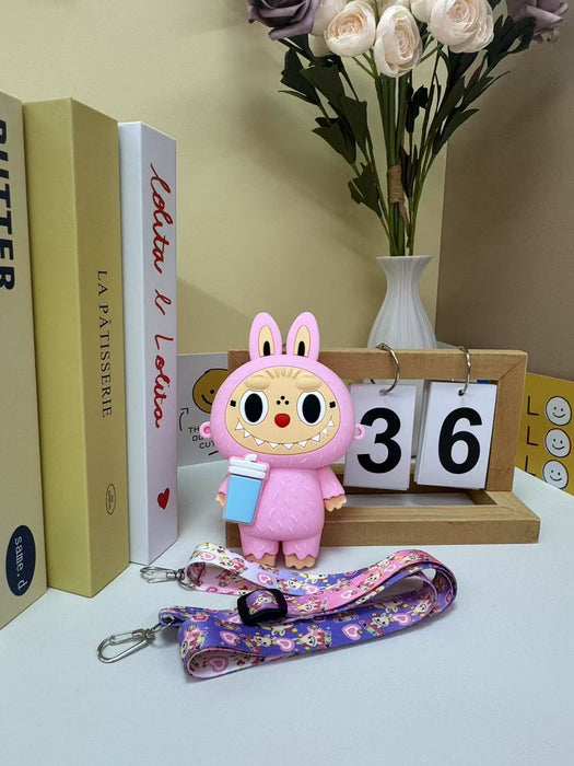 Wholesale Children's bag silicone pull-on cartoon crossbody bag boys and girls coin purse coin storage bag