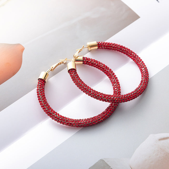 Wholesale Christmas Independence Day gradient color earrings for women,  gorgeous evening dress matching accessories