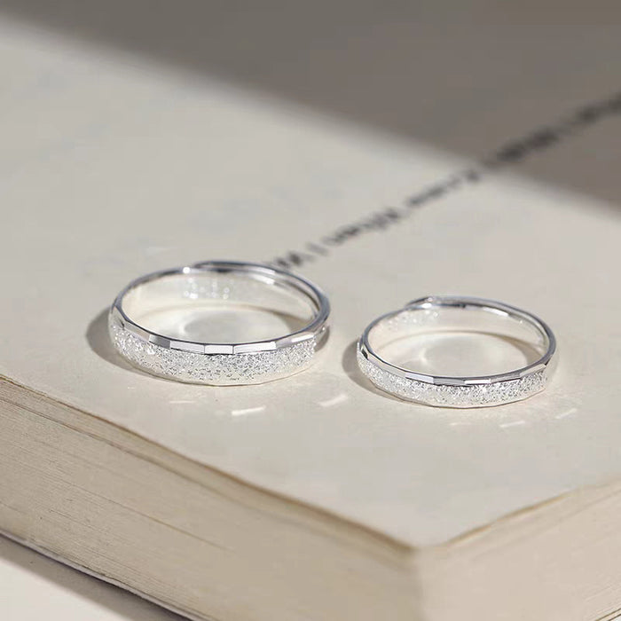 Wholesale Couple Ring Set Adjustable Copper Electroplated Design