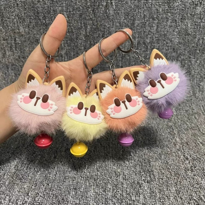 Wholesale Bell Luckily Cat Plush Pendant Keychain Bell Niche School Bag Girlfriend School Activity Doll Machine Gift