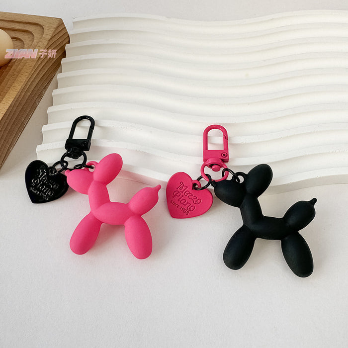 Wholesale Love Balloon Dog Keychain Couple Key Chain Women Hanging Ornaments