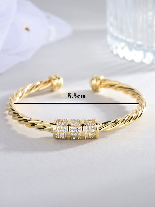 Wholesale Simple open adjustable gold sand bracelet for women,  fashionable and simple,  versatile bracelet