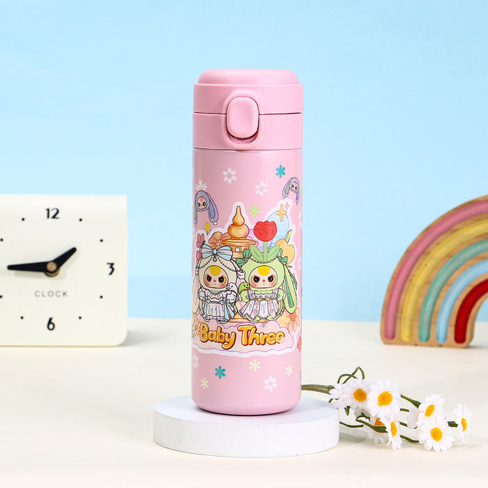 Wholesale Children' s cute bunny thermos stainless steel portable drinking water cup