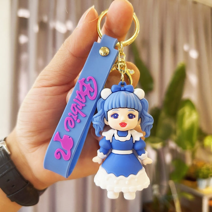 Wholesale Cartoon Doll Silicone Keychains (F) JDC-KC-Chucheng007