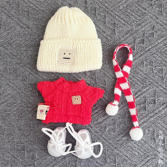 Wholesale Clothing accessories pendant baby clothes Christmas hat f set winter sweater