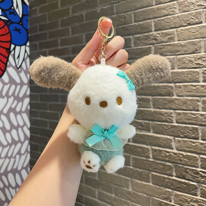 Wholesale dog plush pendant Doll  doll keychain plush toy
