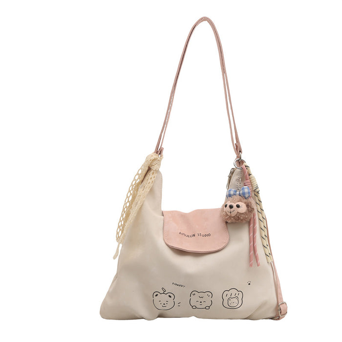 Wholesale New Fashionable Large Capacity Backpack Versatile Casual Stylish One Shoulder Tote Bag