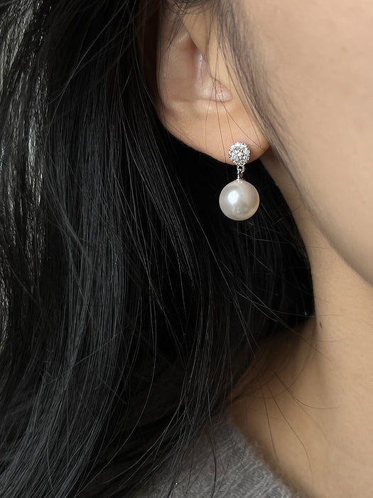 Wholesale Simple daily commuting quality pearl earrings temperament earrings ear clips without ear holes
