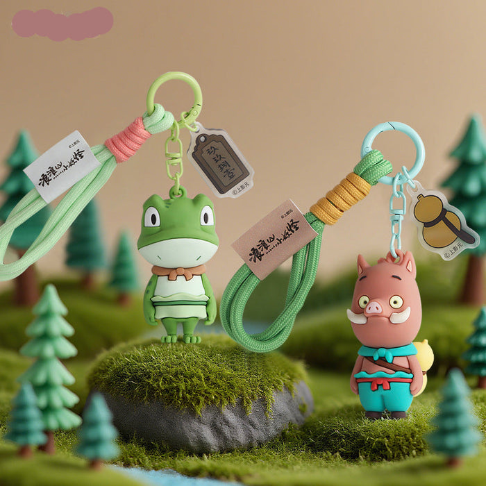 Wholesale PVC anime merchandise doll keychain