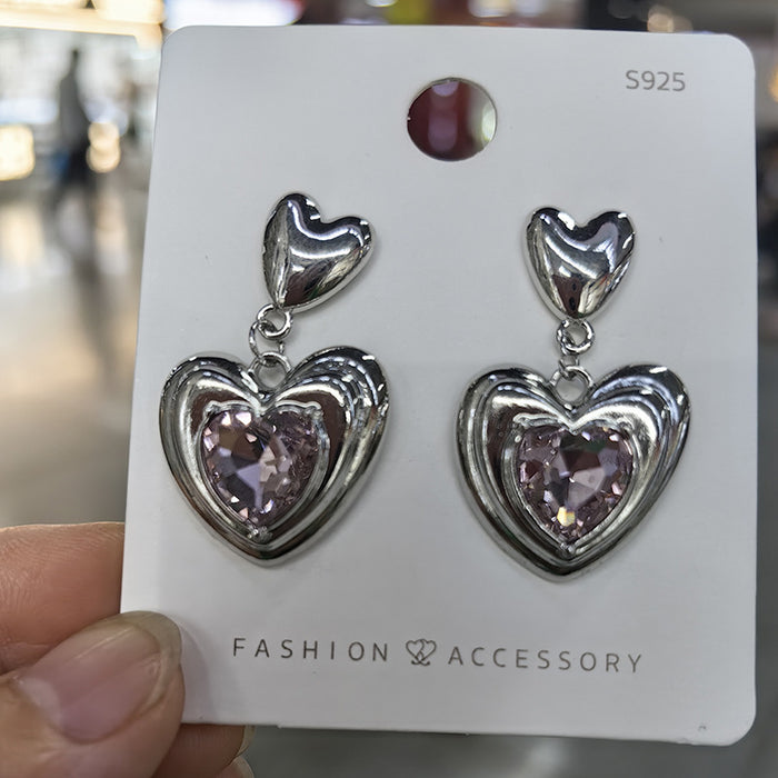 Wholesale elegant bow earrings light luxury niche design versatile creative earrings jewelry