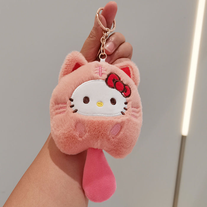 Wholesale Plush Dol Pendant Cartoon Cat Doll Grabber Doll Toy Keychain