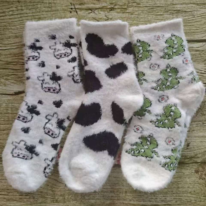 Wholesale Coral Velvet Socks Mink Velvet Sleep Socks