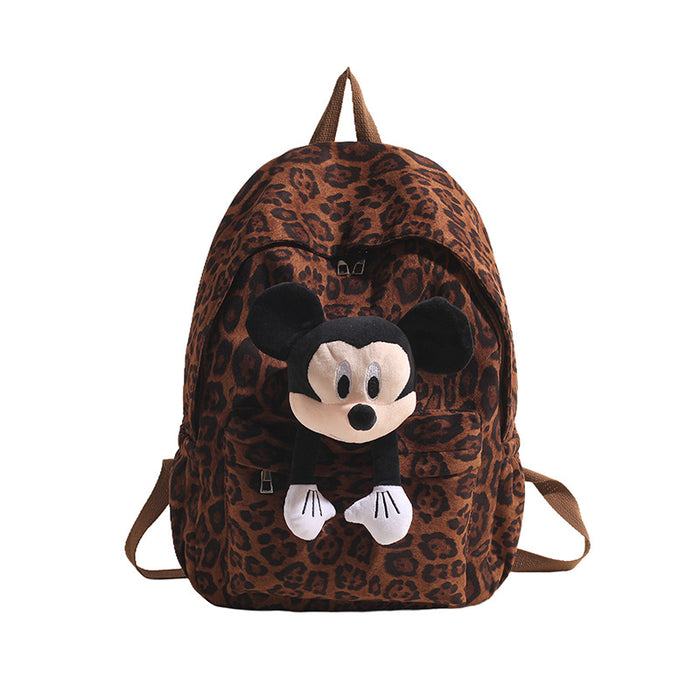 Wholesale Cute cartoon doll bag, new trendy printed backpack, versatile backpack