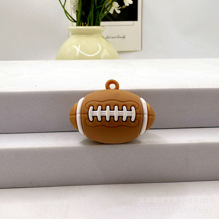 Wholesale Keychain bag pendant 3D soft rubber DIY accessory