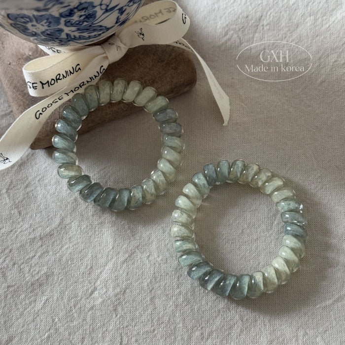 Wholesale New Cat Eye Color Transparent Phone Rope with No Trace Phone Cable Hair Rope Head Rope Rubber Band