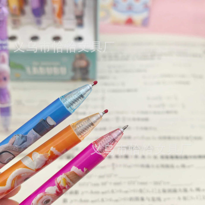 Wholesale Random Plush resin patch click gel pen cute student gel pen