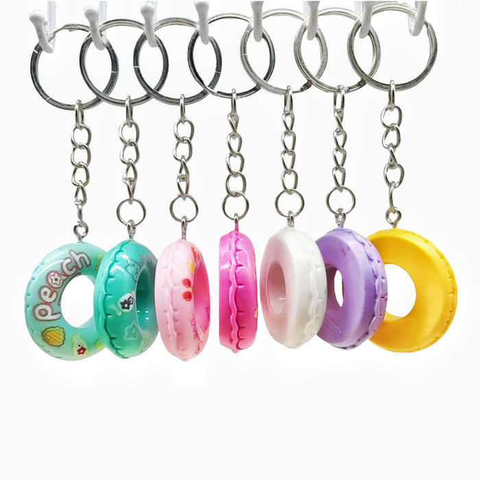 Wholesale Resin Swimming Ring Keychain JDC-KC-TYS010