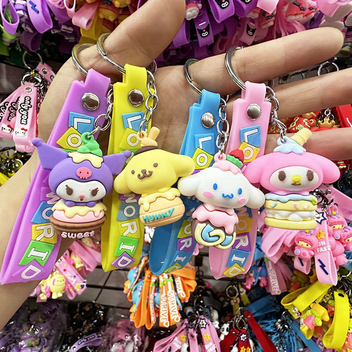 Wholesale Dessert Keychain Pendant Cartoon Car Bag Pendant Small Gift