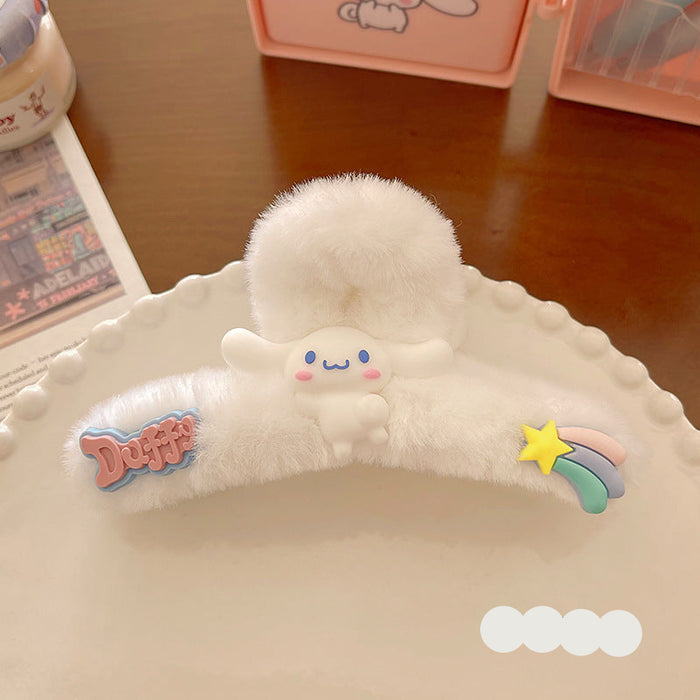 Wholesale Cute cartoon large plush hair clip