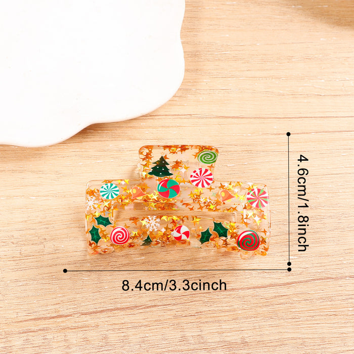 Wholesale Square Christmas themed ornament clip