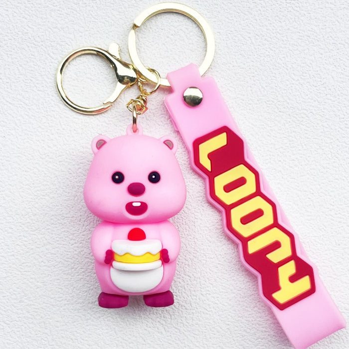 Wholesale PVC Cartoon Doll Keychain JDC-KC-WuYi281