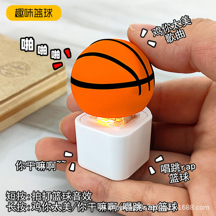 Wholesale Button press creative pendant cute style keychain decompression toy