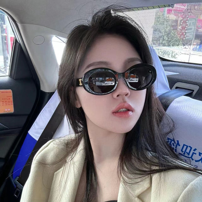 Wholesale Acrylic sunglasses with a high-end feel, popular European and American sunglasses, retro style sunglasses