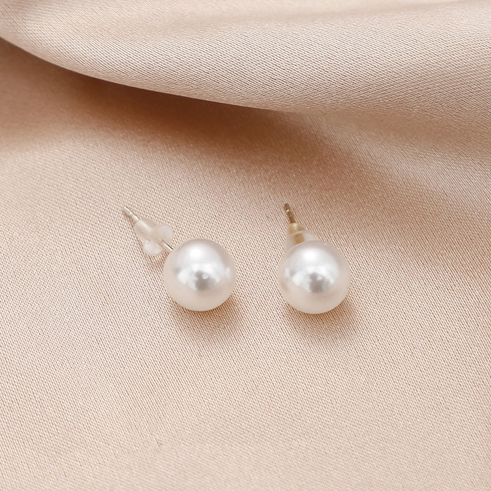Wholesale Drop-shaped Pearl Leather Earrings JDC-ES-Fushen002