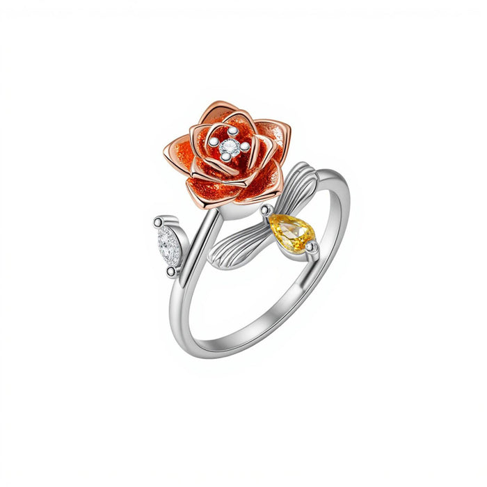 Wholesale Adjustable Rotating Ring for Women Trendy Jewelry Accessory