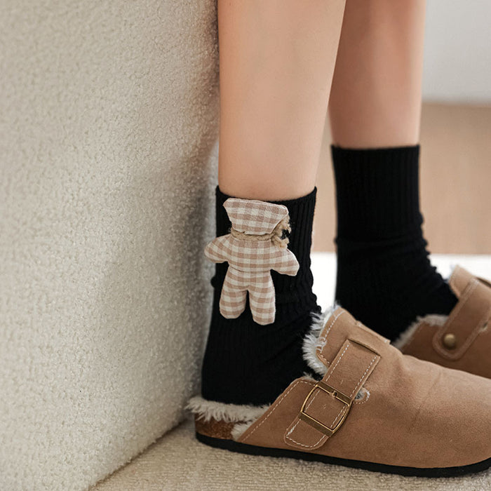 Wholesale Socks Cute Cartoon Doll Middle Tube Accessories Socks Independent Packaging