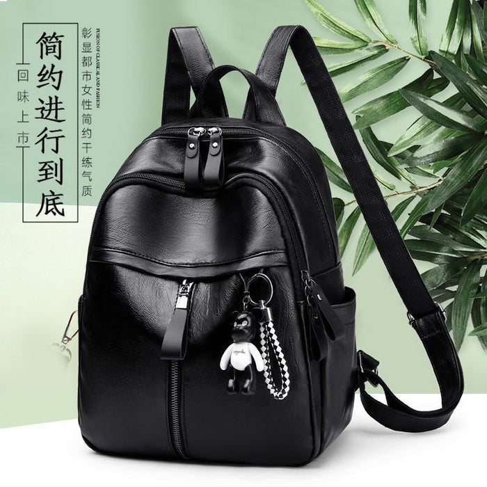 Wholesale Backpack New Small Backpack Trendy Bag Versatile Women's Soft Leather Large Capacity Fashion Backpack
