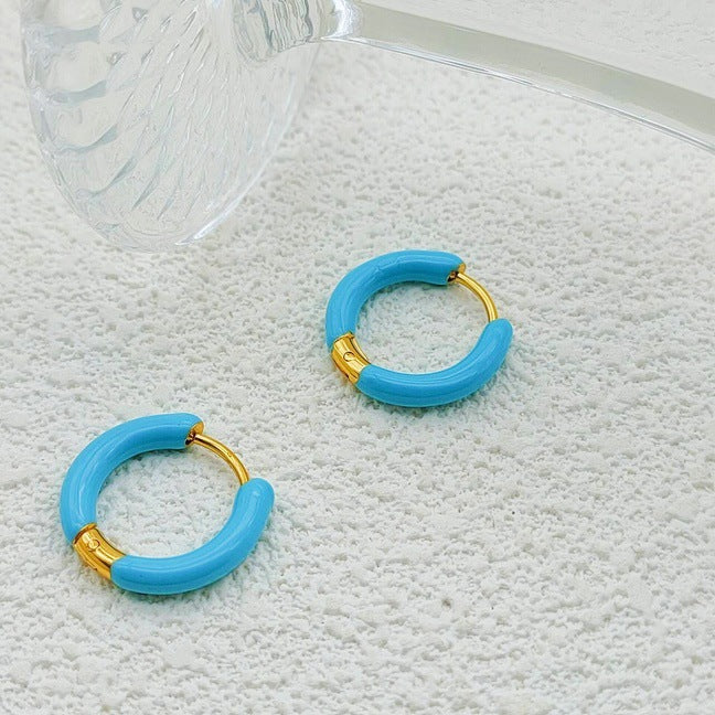 Wholesale Earrings, earrings, light luxury, high-end titanium steel jewelry