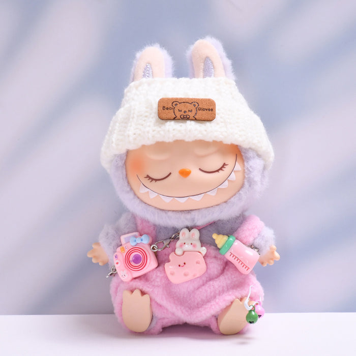 Wholesale Sittings Party Baby Clothes Bottle Overalls Set Baby Doll Clothes Dress Up