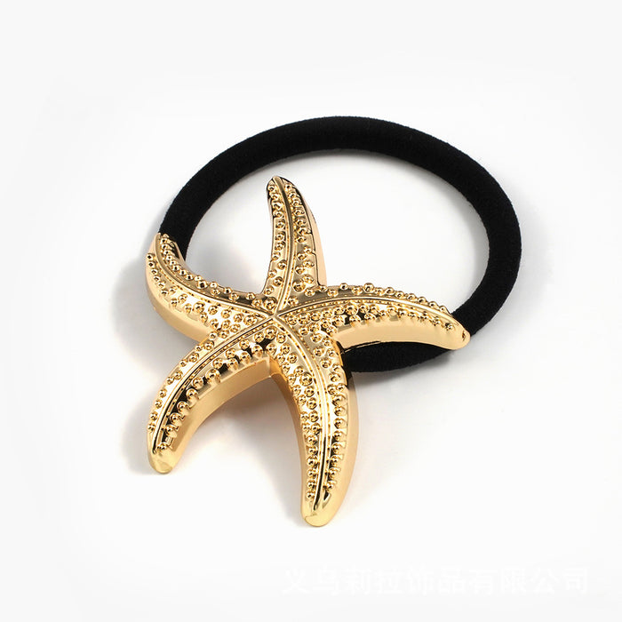 Wholesale Summer metal starfish seashell hair band high quality hair band