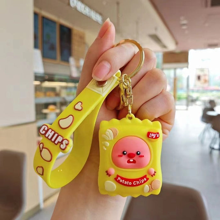 Wholesale Animal keychain doll pendant car bag keychain